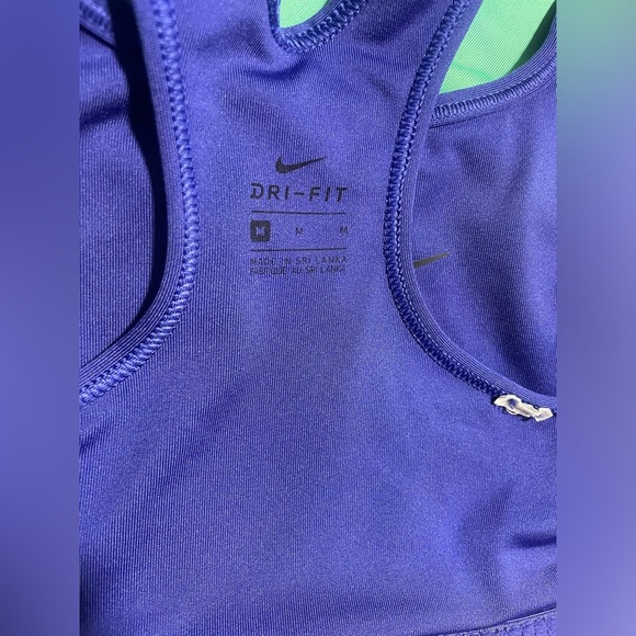 Nike Blue Sports Bra EUC - Picture 2 of 3